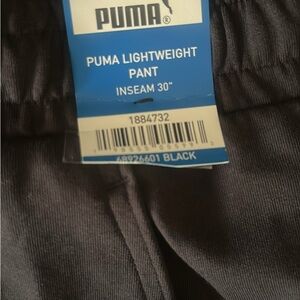 PUMA Men's Lightweight Gray Joggers